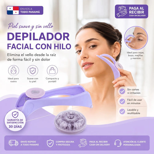 Depilador Facial Sin Dolor: Elimina el Vello desde la Raíz en Minutos